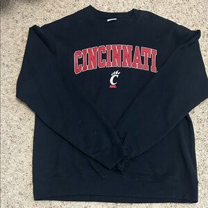 Port and Company Black Crewneck Sweater